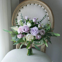 Load image into Gallery viewer, Free-Form Bridal Bouquet in Lavender and Lilac, Fairytale-like Charm Wedding Bouquet
