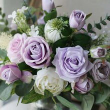 Load image into Gallery viewer, Free-Form Bridal Bouquet in Lavender and Lilac, Fairytale-like Charm Wedding Bouquet
