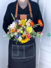 Load image into Gallery viewer, Free-Form Wedding Bouquet with Wildflowers, Colorful Bridesmaid Bouquet
