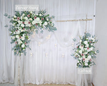 Load image into Gallery viewer, Wedding Arch Flowers in Dusty Pink &amp; White , Elegant Outdoor Ceremony Décor
