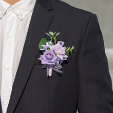 Load image into Gallery viewer, Lavender and Lilac - Wedding Bouquet, Made with Artificial Roses and Peonies
