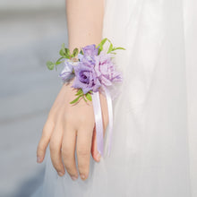 Load image into Gallery viewer, Lavender and Lilac - Wedding Bouquet, Made with Artificial Roses and Peonies
